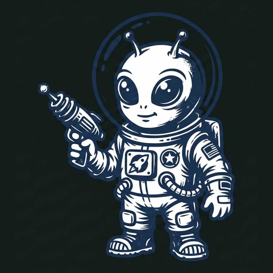 MegaLicense alien mascot